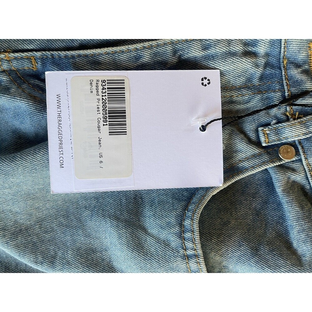 Ragged Priest Cougar Jeans Women’s Size 6 New With Tags! Equivalent size 28 - Picture 4 of 5